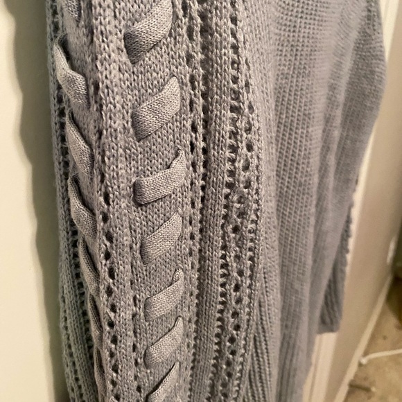St. John's Bay Blue Grey Crewneck Sweater Sz L - Picture 4 of 5